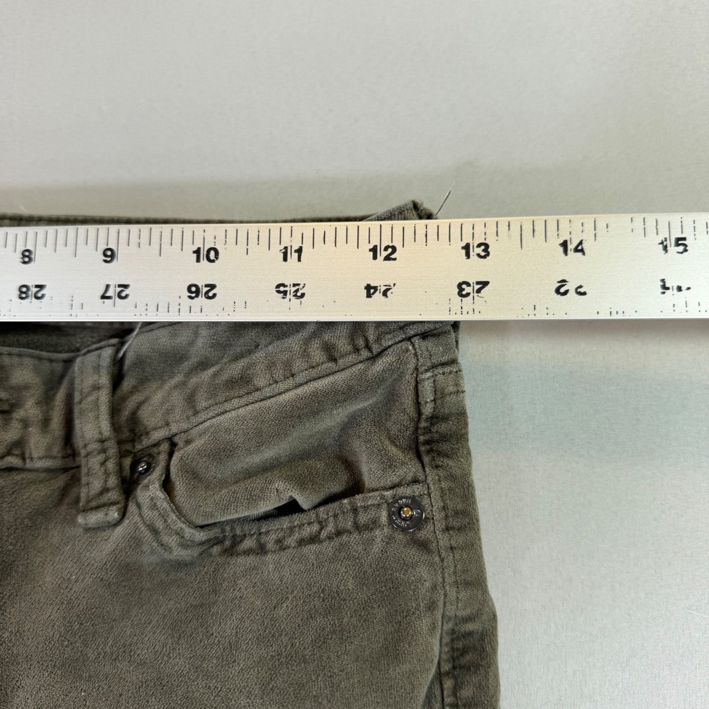 Lucky Brand Ava Super Skinny Corduroy Pants Olive Green Womens 2/26 Fall Earhty - Picture 4 of 8